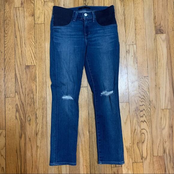 J Brand Mama J side panel destroyed jeans - Picture 2 of 11